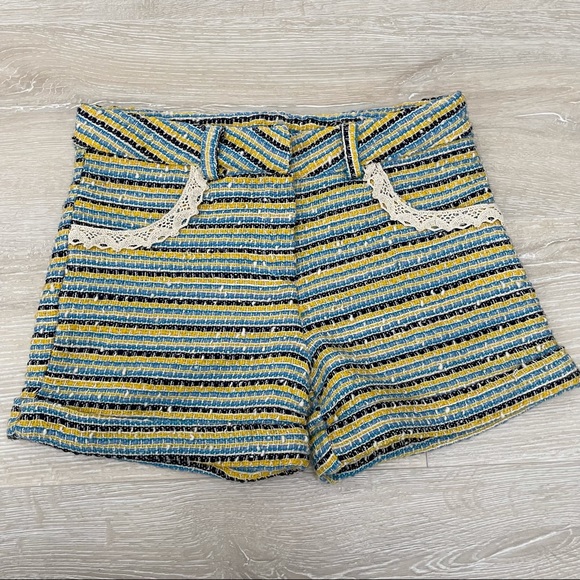 Florence Fancy Girls Tweed Filipa Shorts Size 8 - Picture 1 of 7